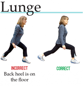 exercising-at-home-lunge